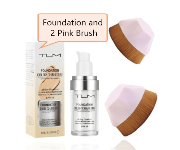 Liquid Foundation & Concealer – Natural Color, Portable BB Cream - Image 8