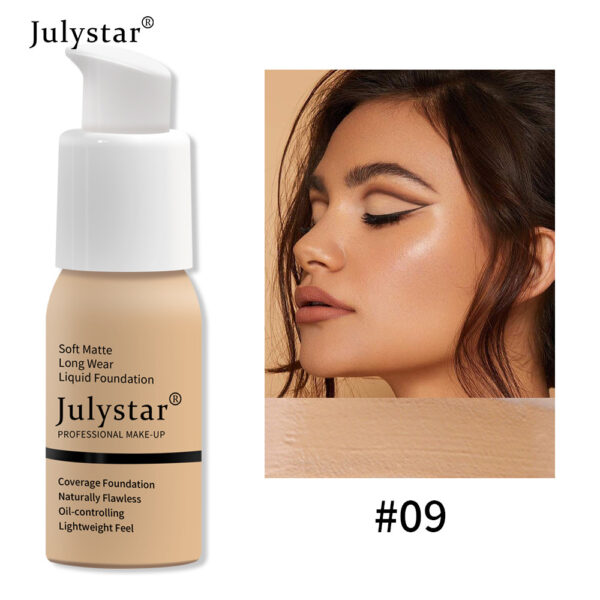 Waterproof Liquid Foundation – Long-Lasting, No-Transfer Concealer - Image 9
